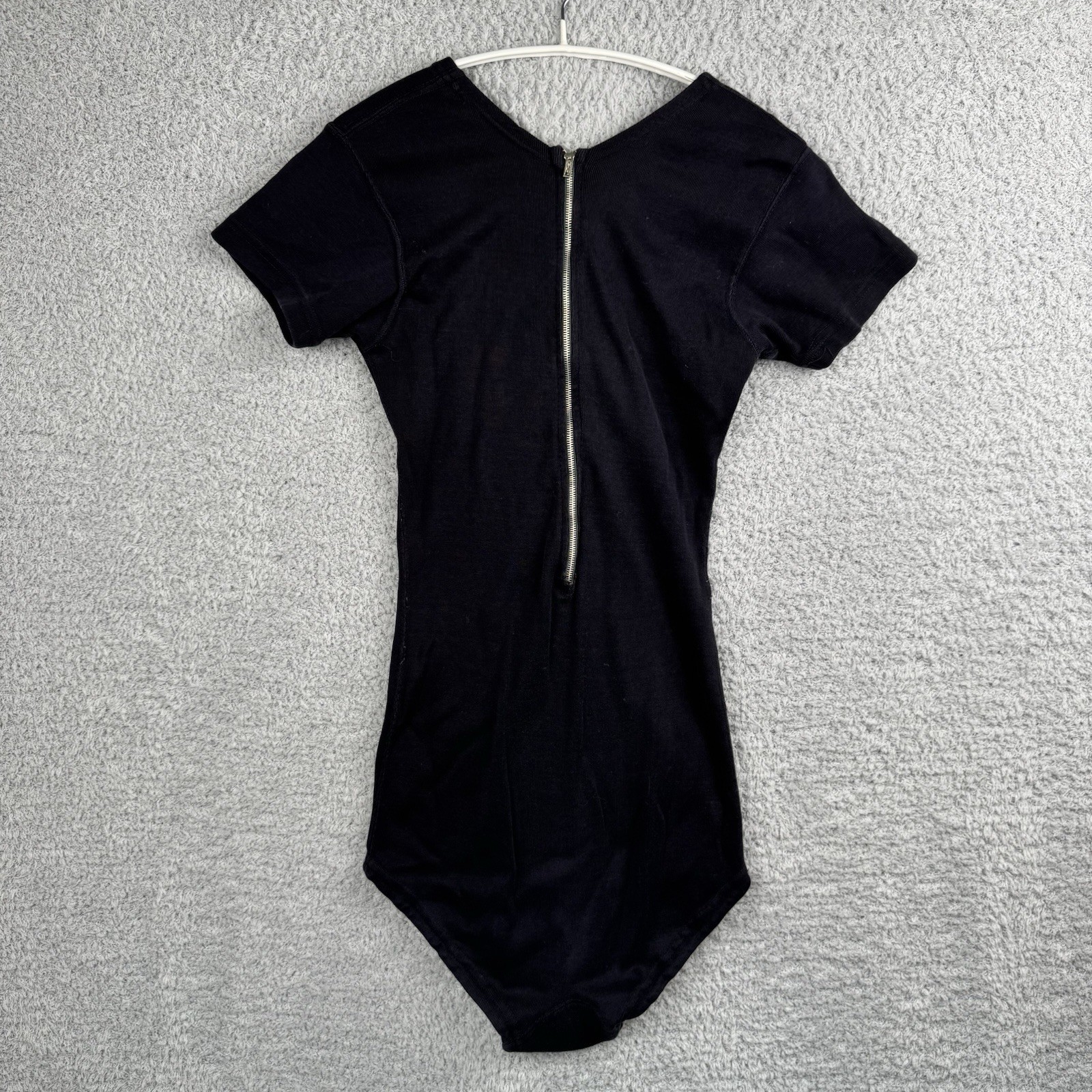 Vintage 1940s Women’s Bodysuit Leotard Swift Zipper Ballerina Dark Blue