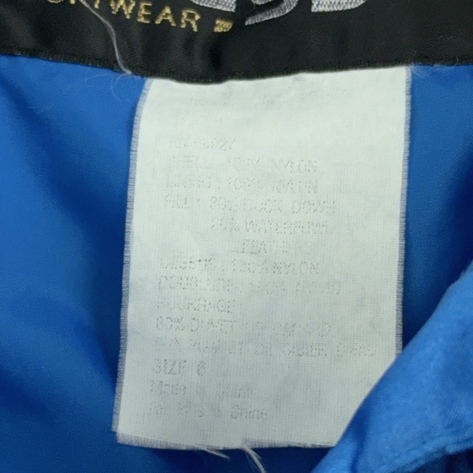 Vintage 80s 90s Snuggler by Kaelin Shiny Blue Down Puffer Ski Jacket US6