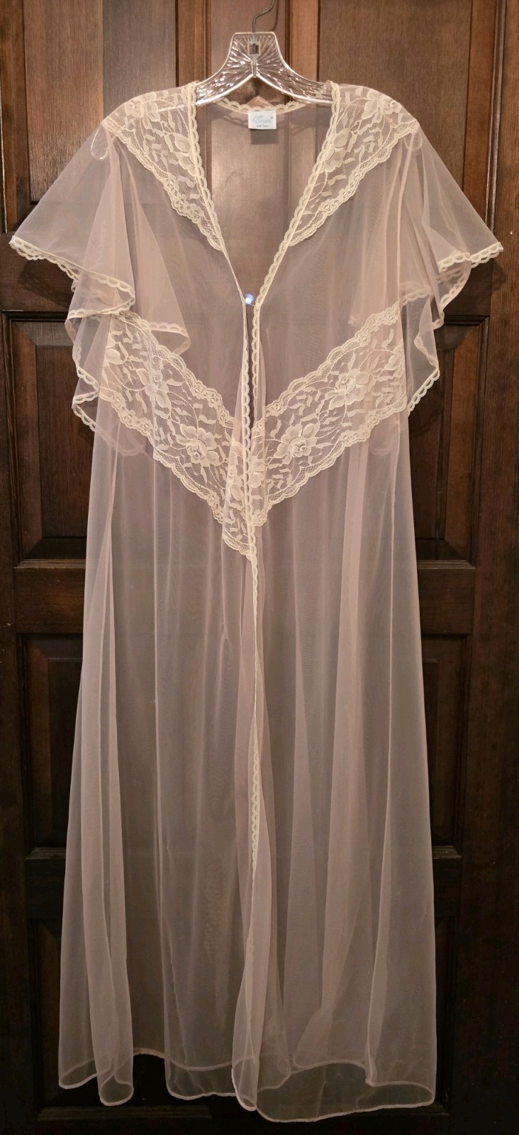 Vintage Soft Moments Negligee/Peignoir Nightgown