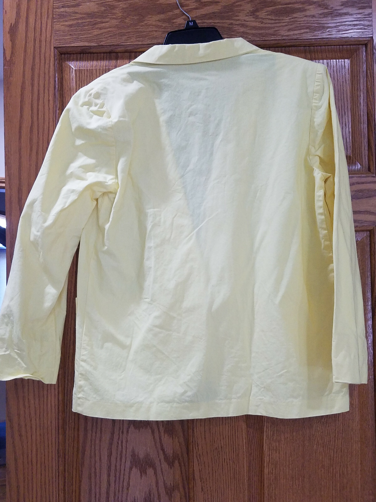 Vtg New Departures Women’s Light Yellow Jacket Suit Coat Blazer Sz M