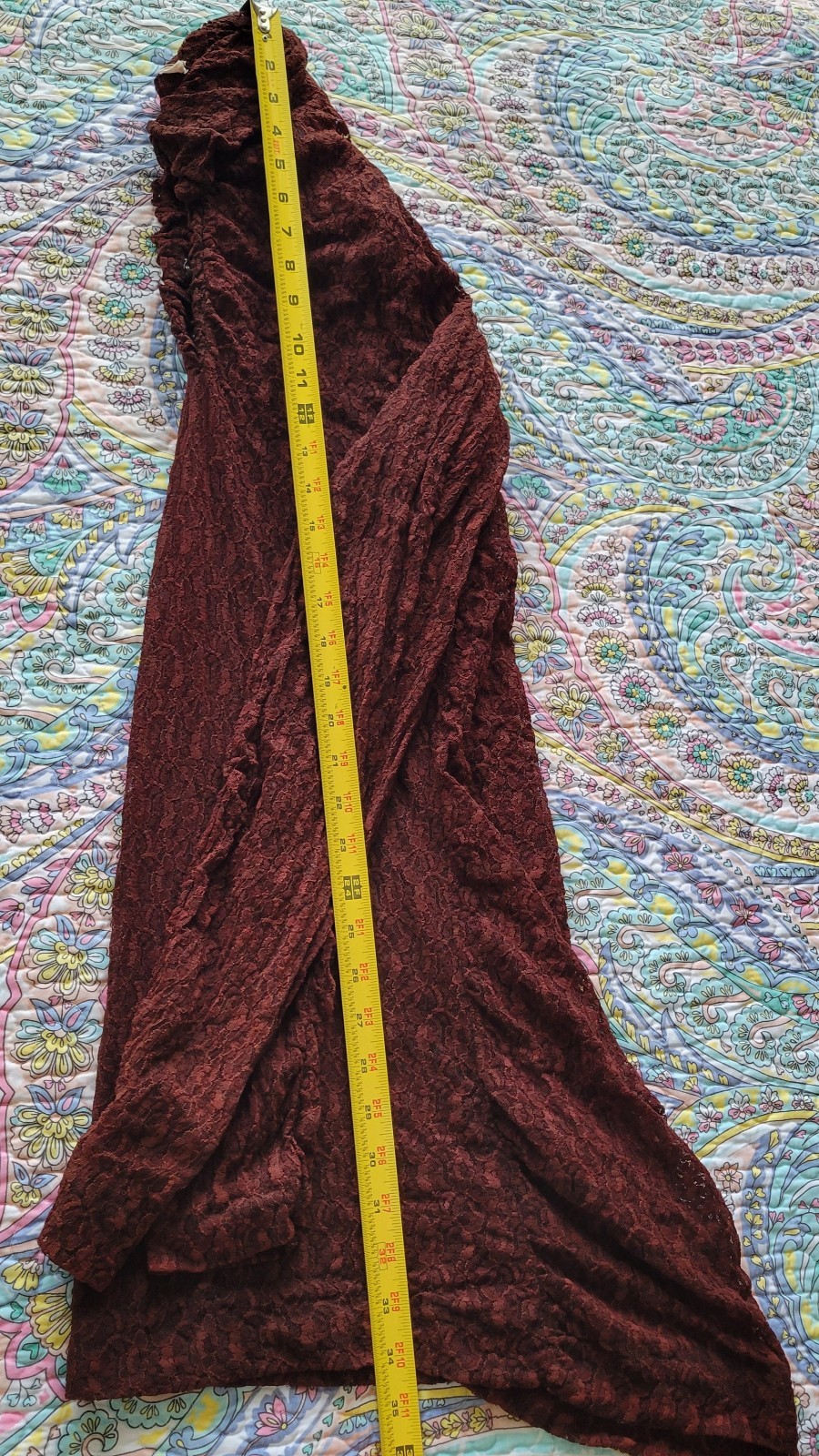 Vtg 70s Mesh Sheer Shirt Dress Size S Dark Romantic Ruffle Collar READ Vamp Goth
