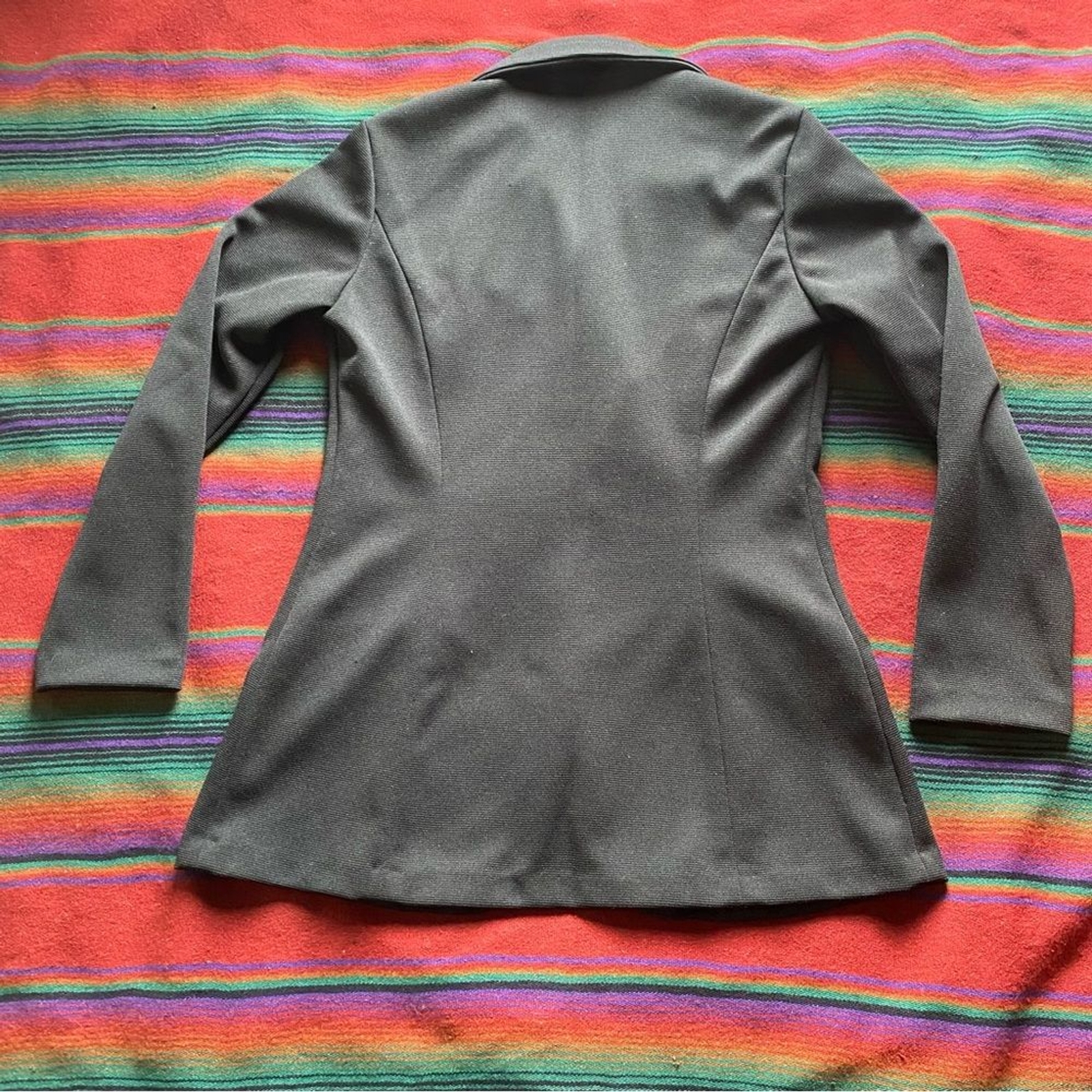 Vintage 1970’s First Edition Dallas Polyester Blazer. Rad Pointed collar! S/M