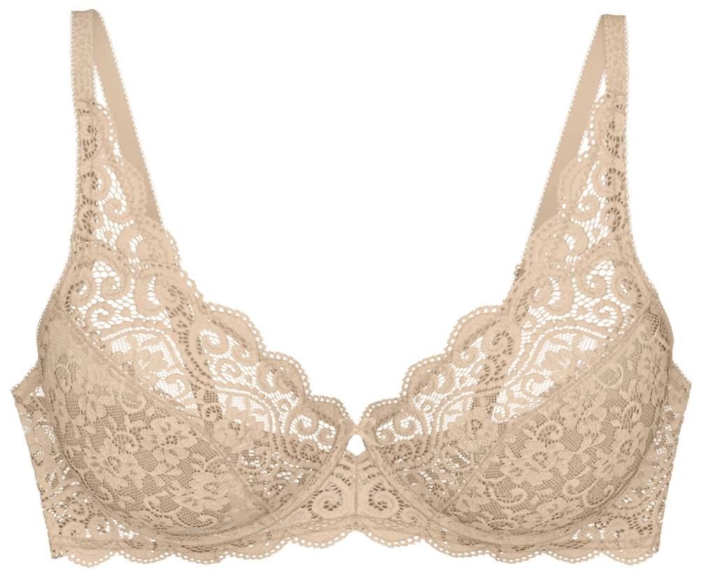 Triumph Womens Amourette Wired Lace Bra – Skin Beige