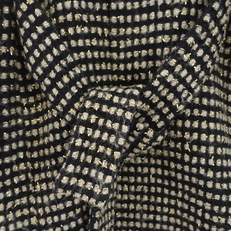 nooy Lurex-blend Collarless Coat (jk25-2601-41)