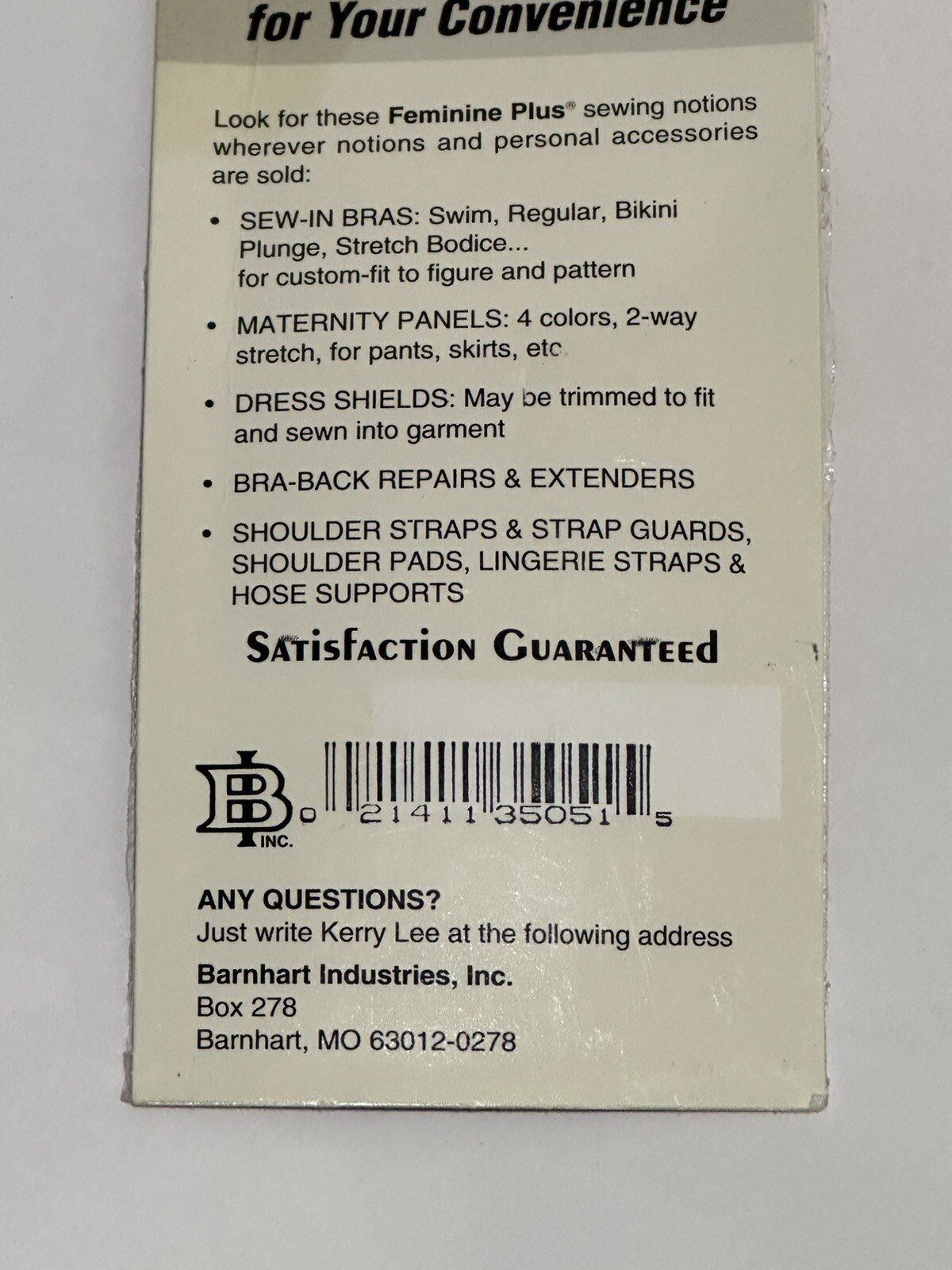 Feminine Plus Garter Support Grips Vintage 5 In. Length Adjustable White