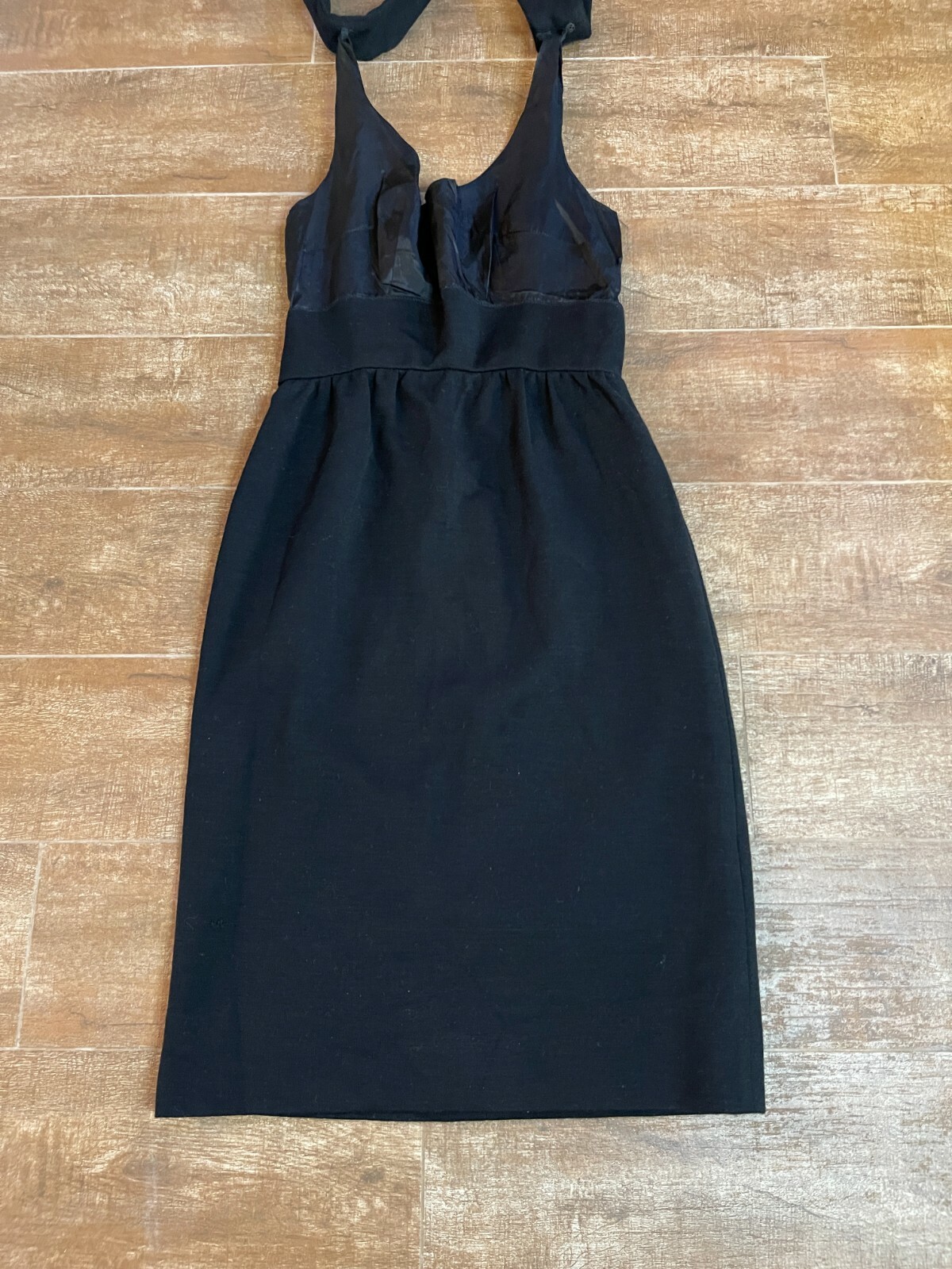 XS Vintage 1960s Junior Accent dress black MCM women sleeveless extra small