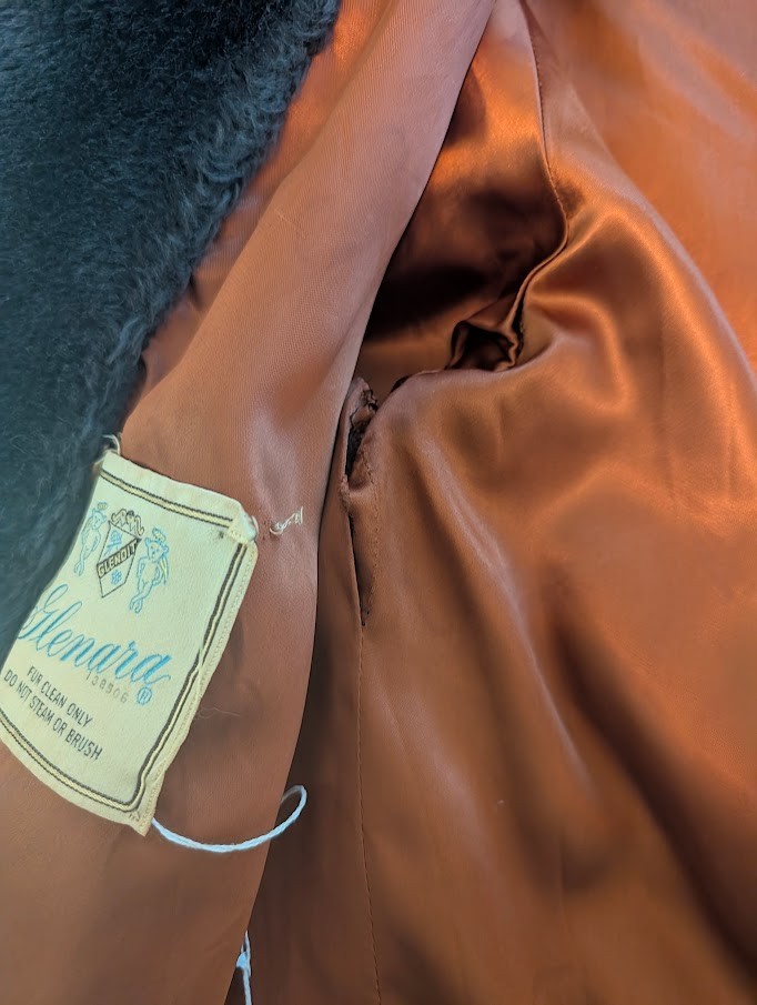 Vintage Regina Glenara by Glenoit Faux Fur Half Jacket