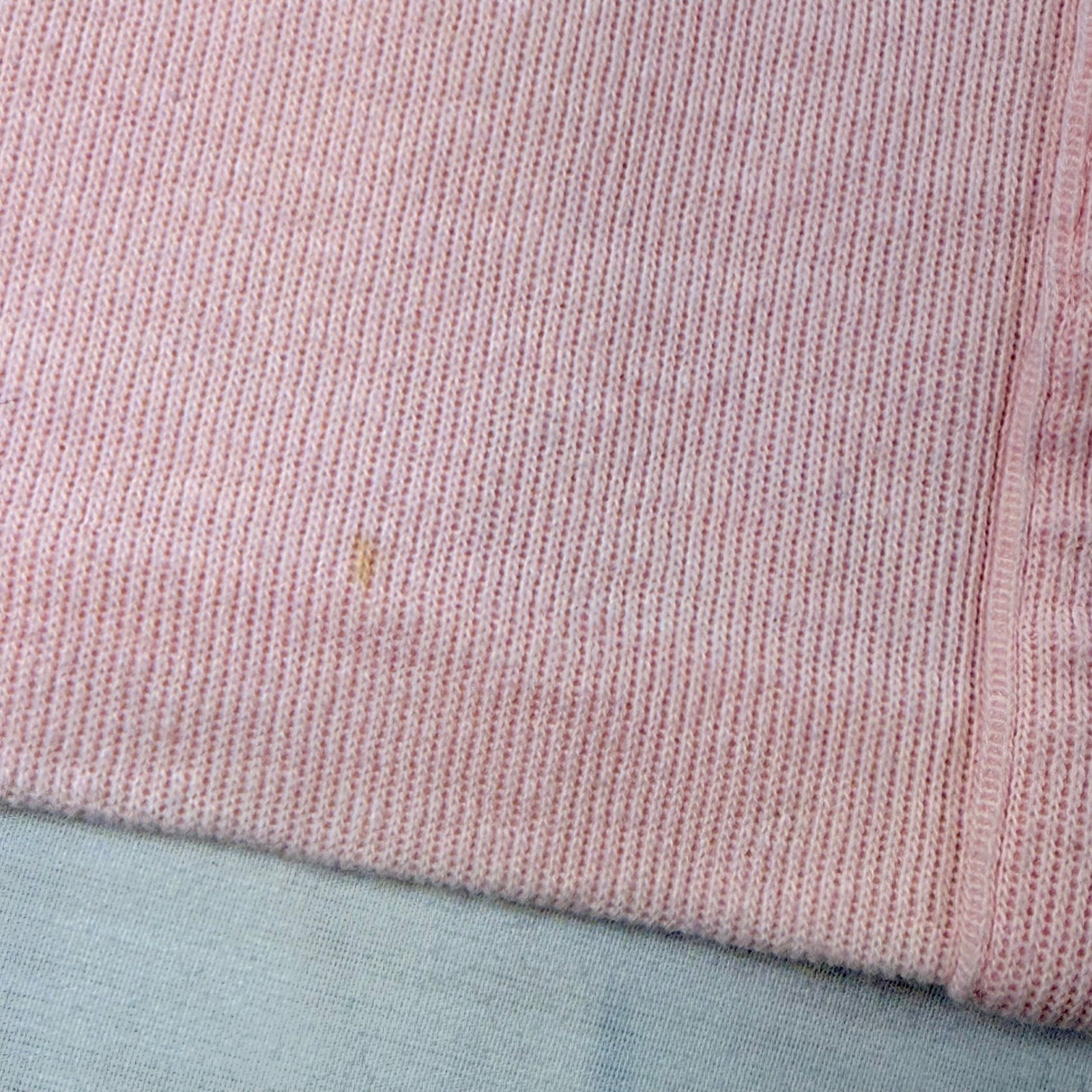 Vintage 70s Chris Evert Pink Tennis Skirt Preppy Cotton Blend Ribbed Mini L