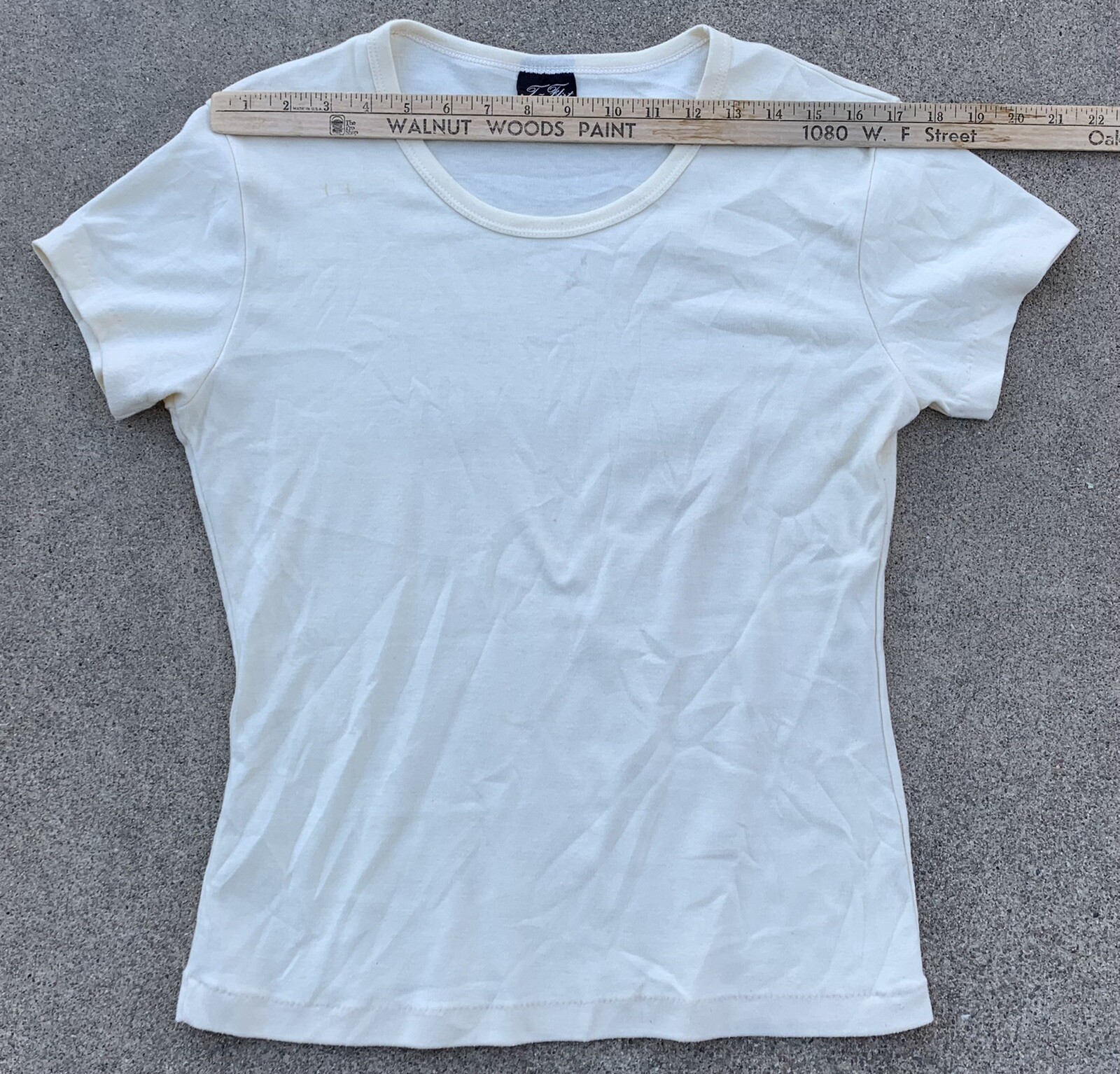 vintage Billie Danville California iron on lettering t shirt T Flirt XXL 1980s