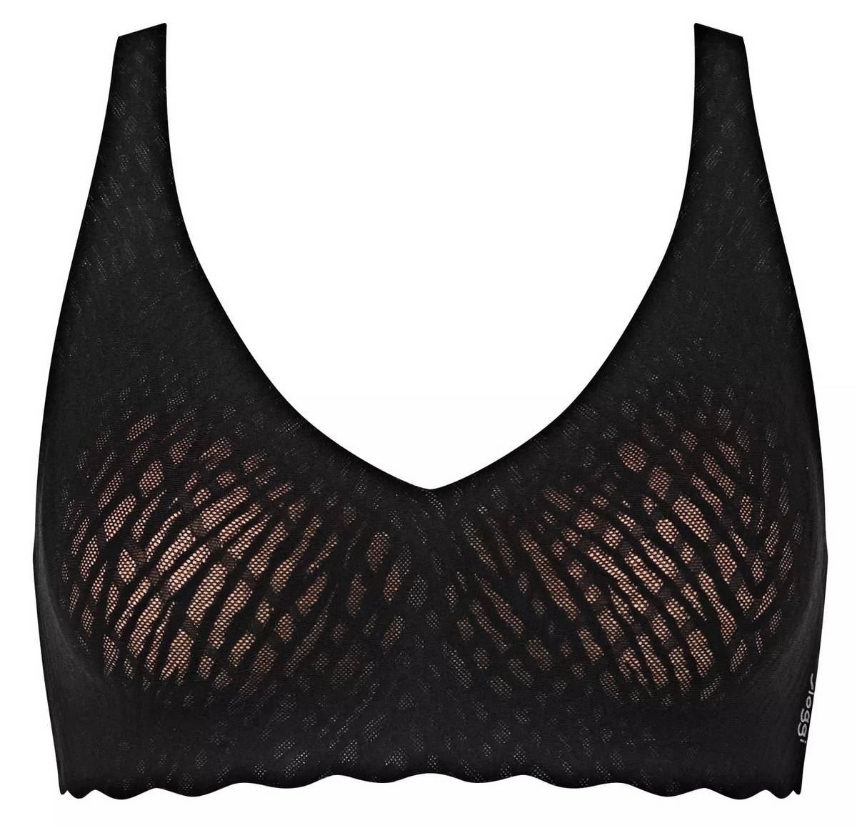 Sloggi Womens Zero Feel Bliss Soft Bra – Black