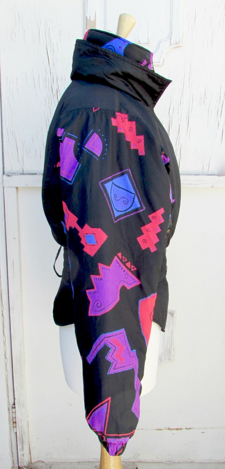 Vintage Nils Women’s Ski Jacket Geometric 80’s size S