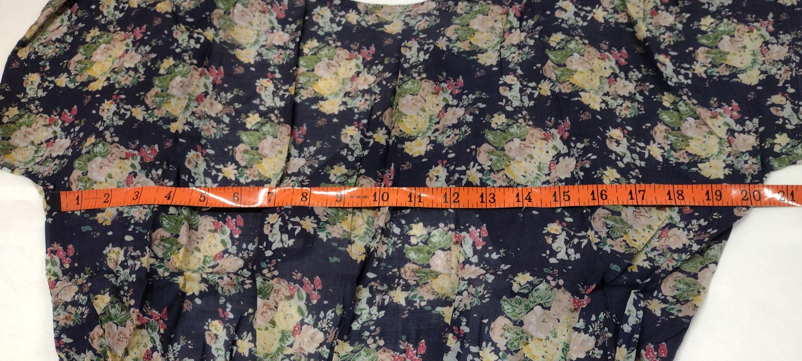 1990s Sundress Dress Midi Open Back Blue Floral Sheer Cotton – 1930s Influence