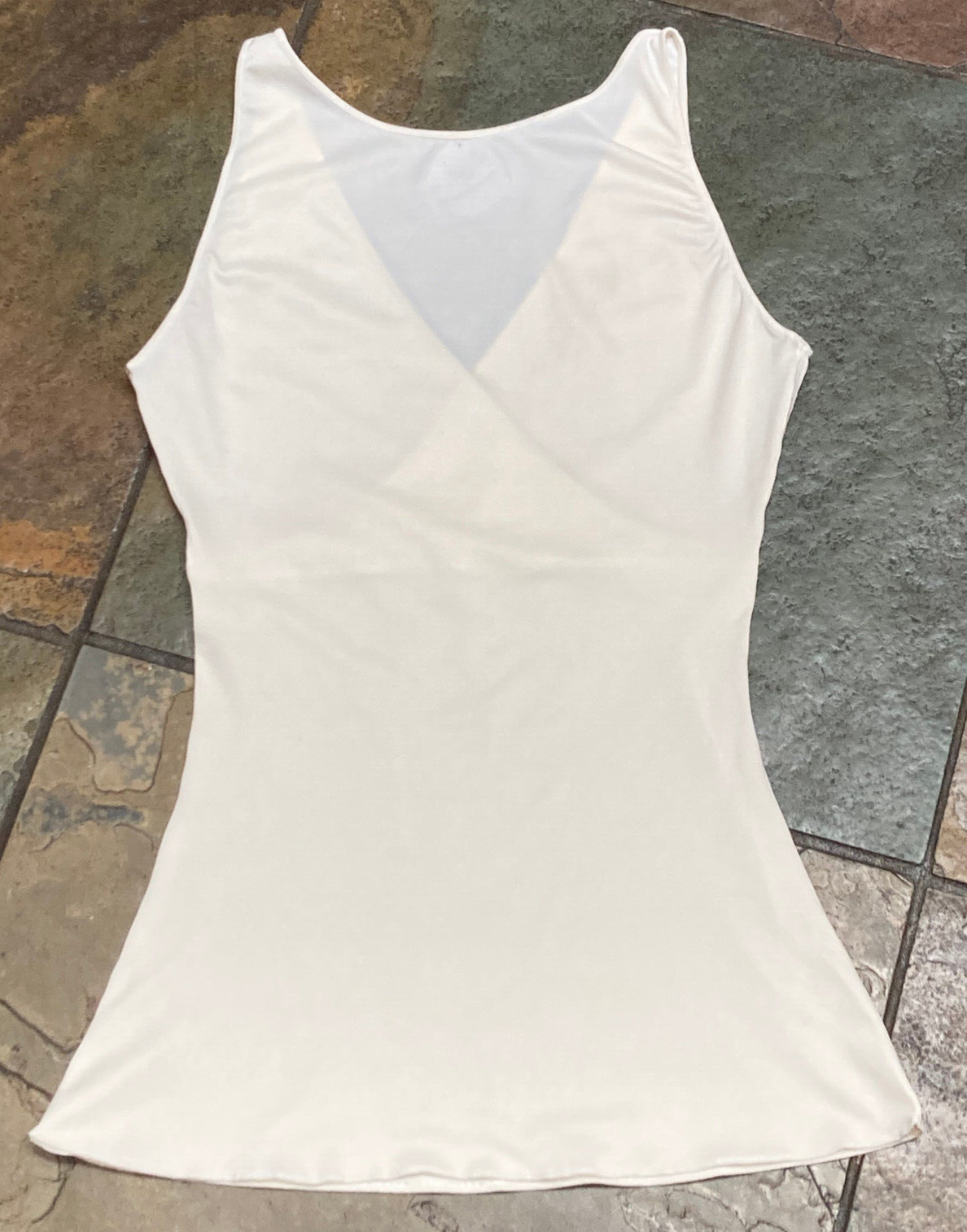 Spanx Small Ivory Shaping Tank Cami Longer Length #285