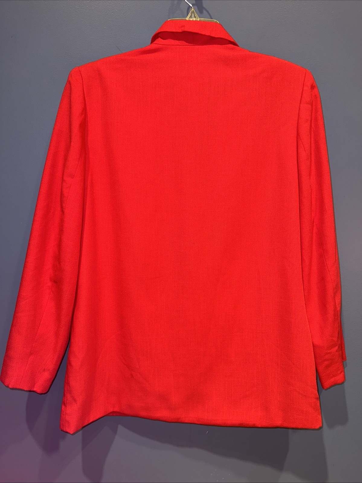 Womens 12 Red Nautical Blazer Jacket Vintage Stanley Blacker Lined