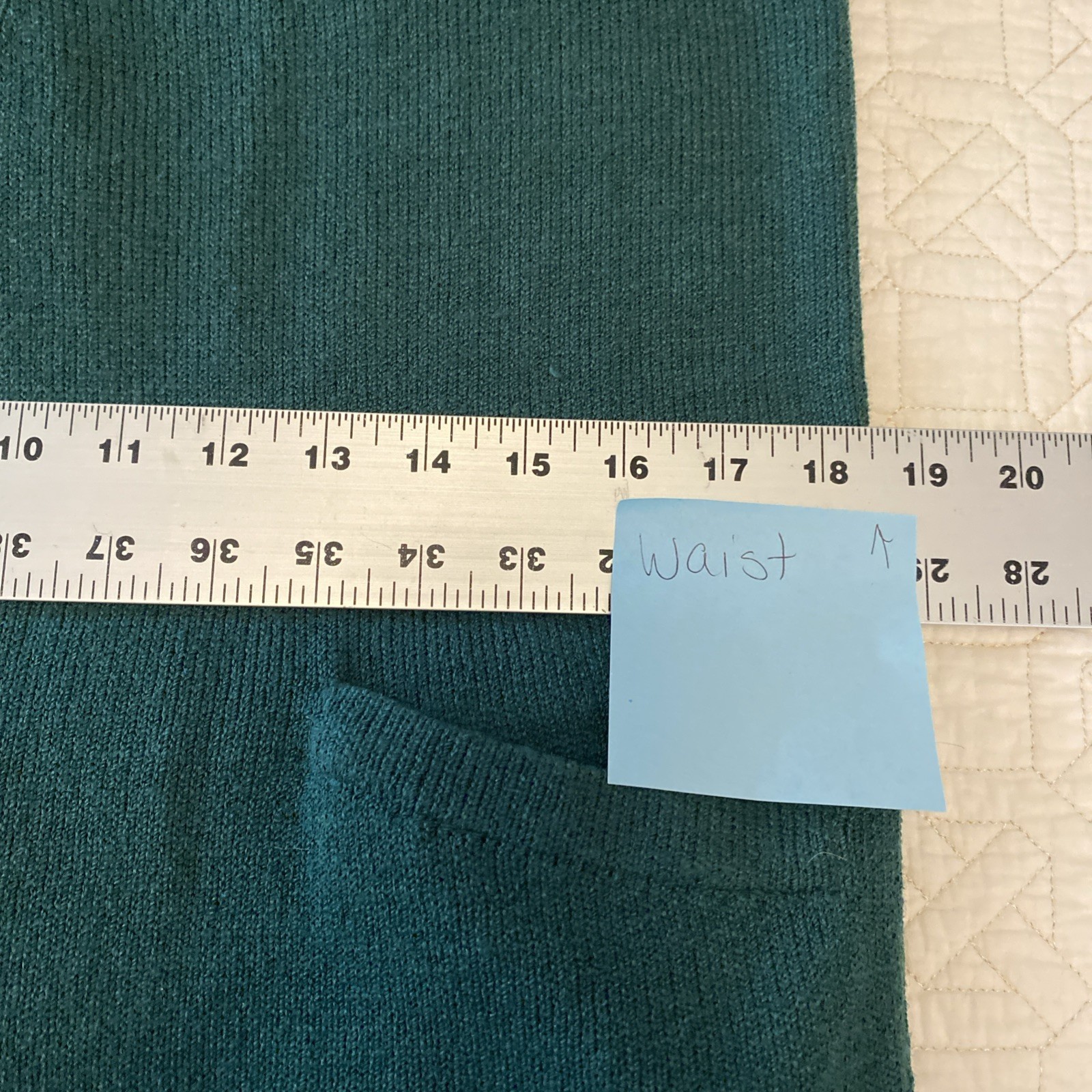 Mini Sweater Dress Vtg John Patrick Designs Green Knit S/M Rayon Wool 70s 80s