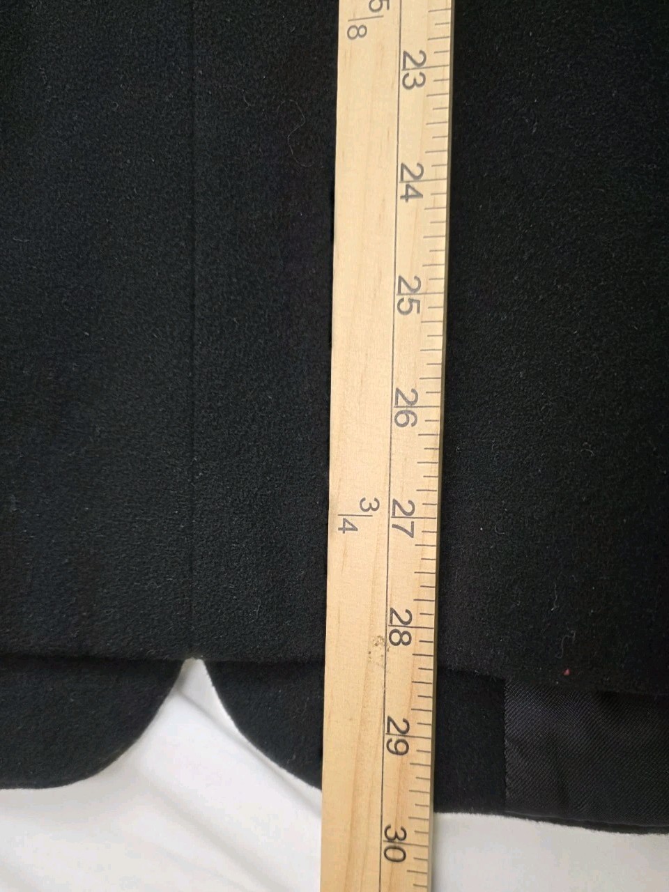 Vtg Giorgio Sant Angelo Women’s Blazer Wool Cashmere Italy Black Jacket Size 14