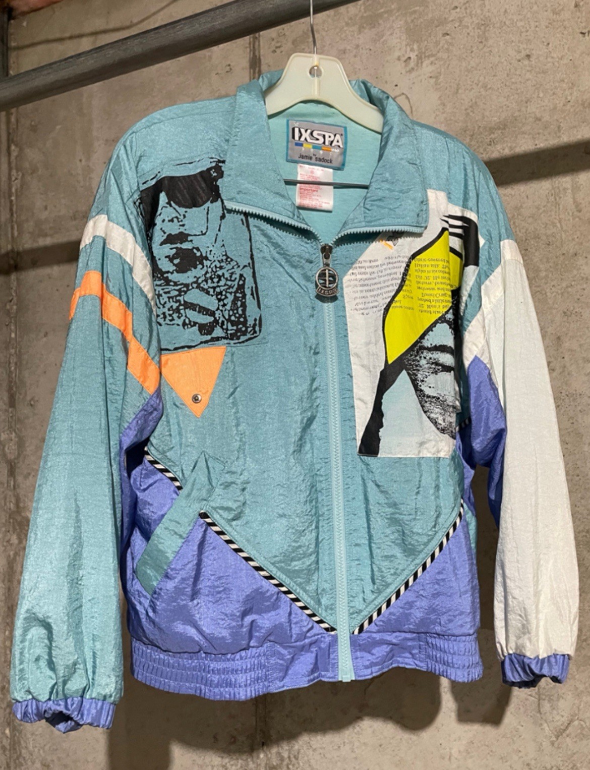 VINTAGE 80s Wind suit IXSPA by Jamie Sadock Jacket Size SMALL skirt Size 2 CLEAN