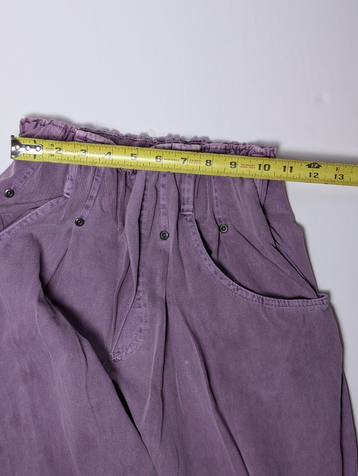 Vtg. 1980s-1990s Women’s Michael G Purple/Violet Stretch Waist Jeans Size S Lot