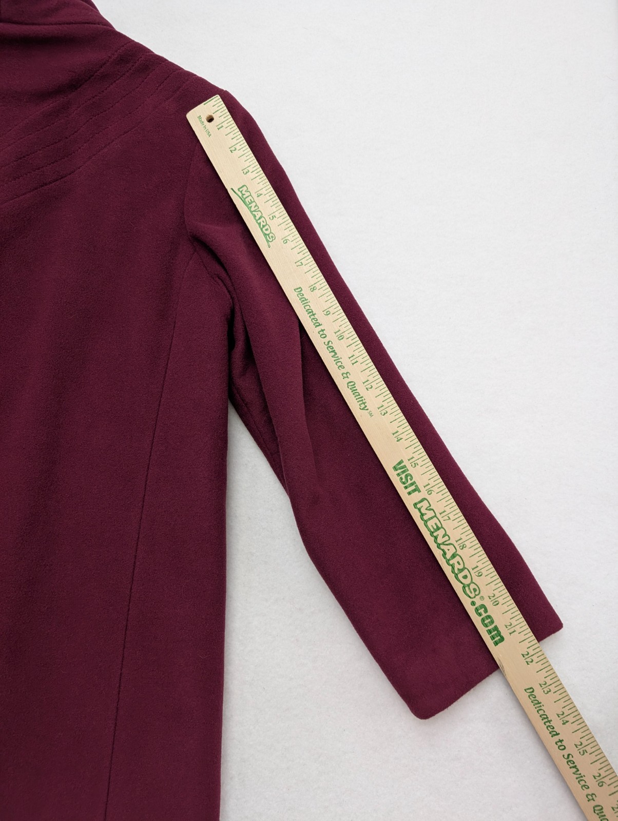Bromleigh Vintage Women’s Coat Purple Fleece Overcoat 40″ Chest