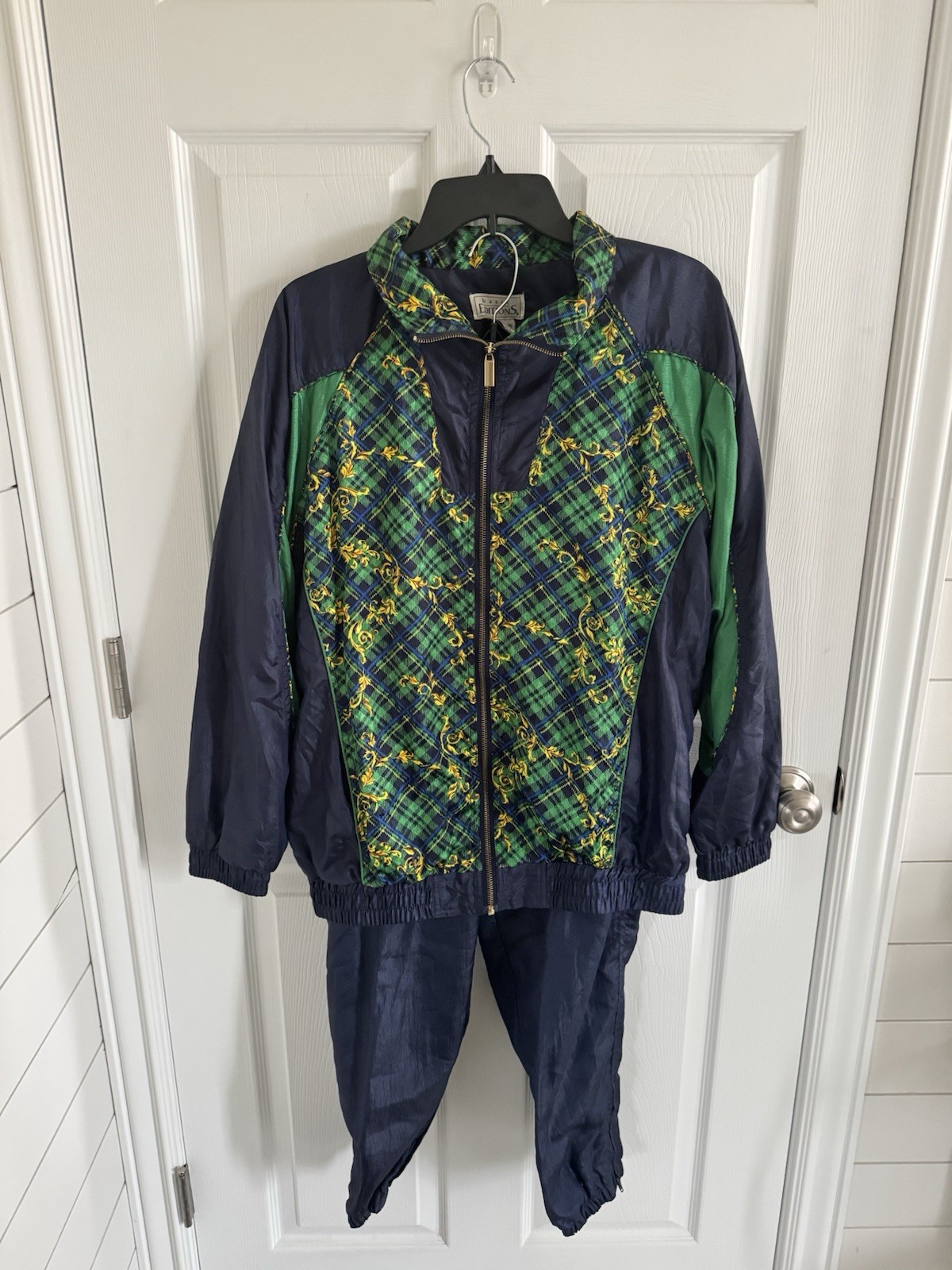 Basic Edition Track Suit Womens Size Small 80s 90s Jacket Pants Set Vintage