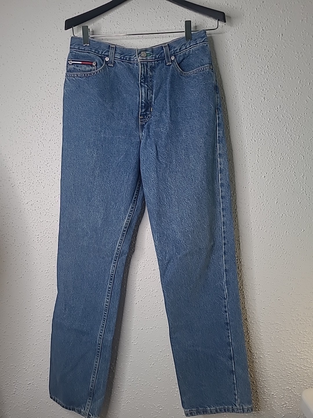 Tommy Hilfiger Vintage Y2K 1999 Relaxed Jeans Women’s 9 / 32 Inseam Made In USA
