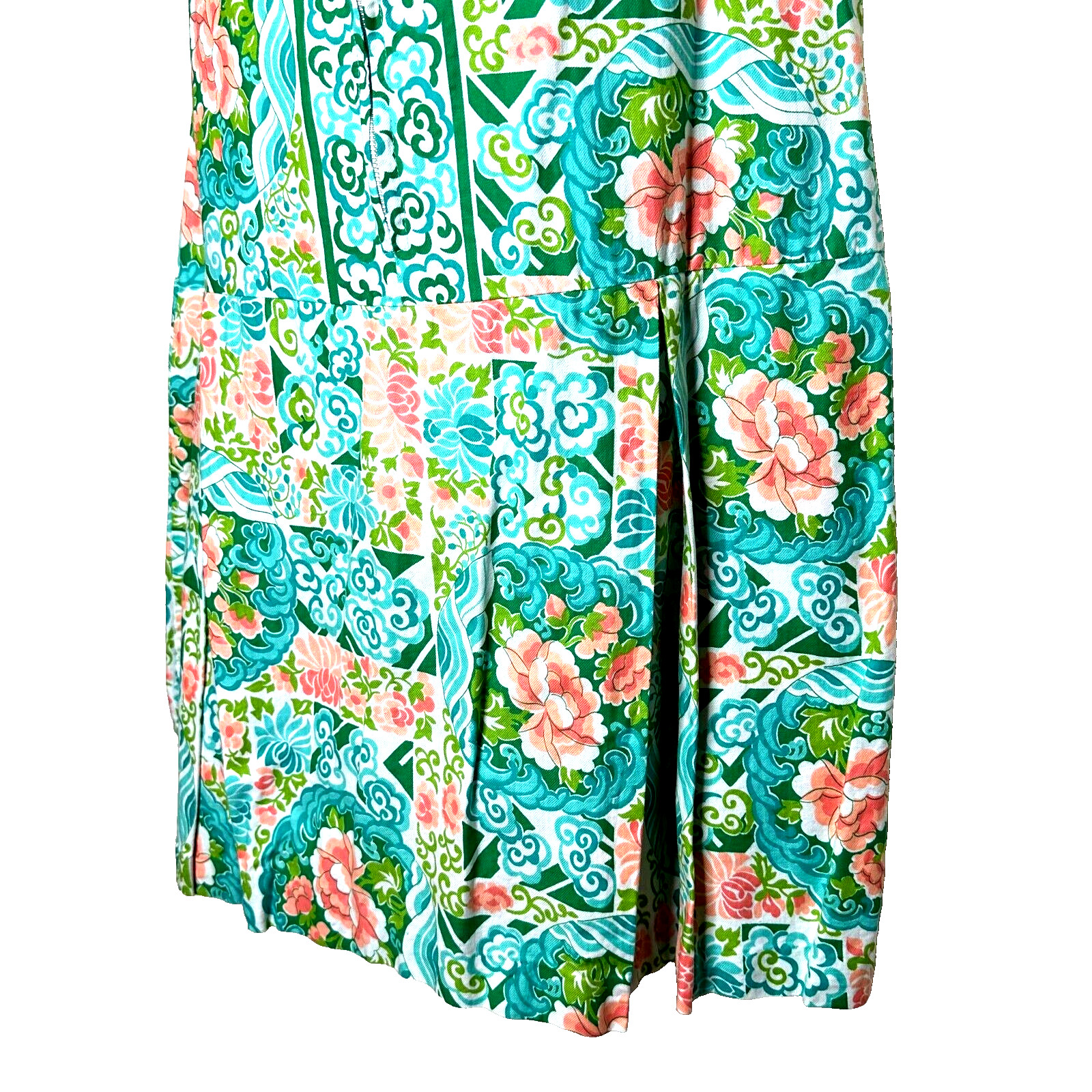 Vintage A Dixie Lou Frock Mod Floral Rockabilly Romper Playsuit Women’s 14 Pinup