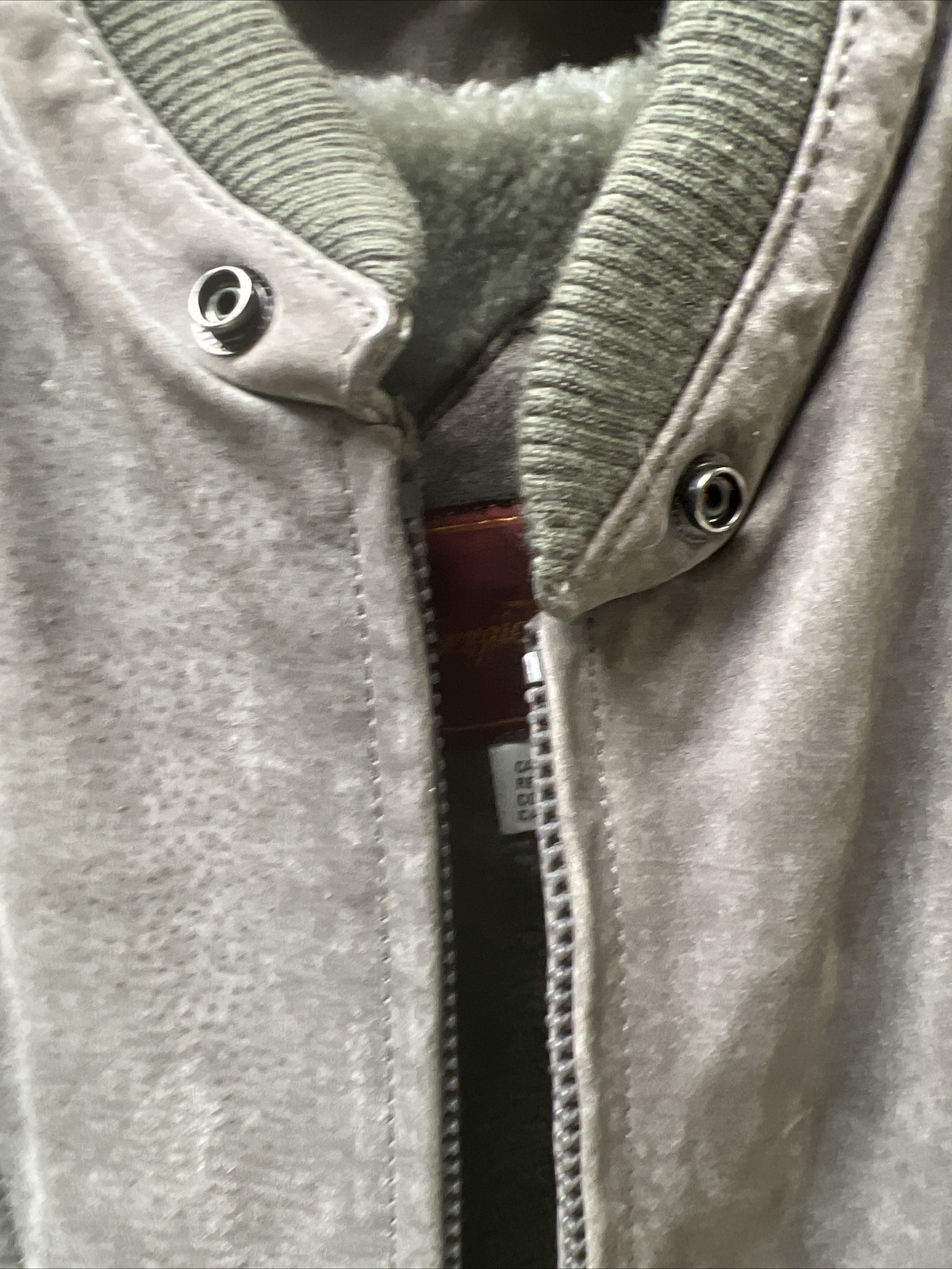 Vintage Sergio Valente leather jacket grey