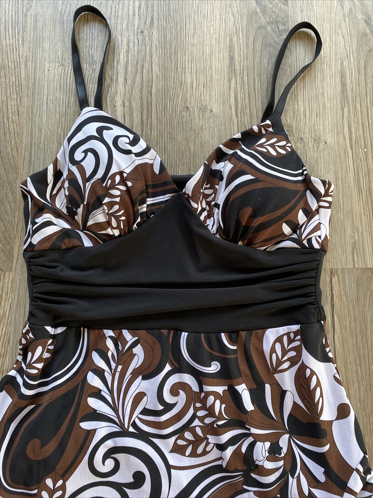 vtg y2k paisley print strappy dress sz s ❤️