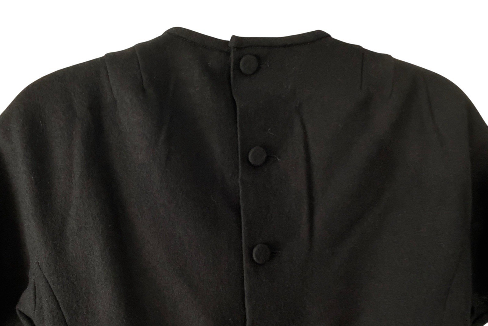 Vintage Lanz Original for Bonwit Teller 2 Piece Black Top & Skirt Set NWT Small