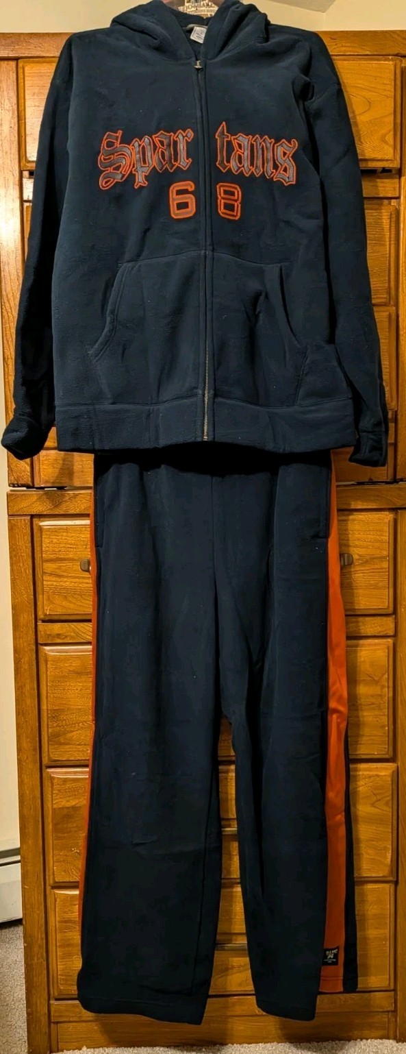 VTG Old Navy 2 Piece Blue Track Suit Jacket And Pants Set Y2K