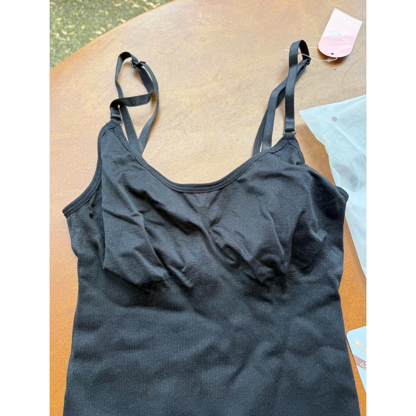 Soo Slick Women’s S Black Seamless High Compression Shorts Bodysuit Body Shaper