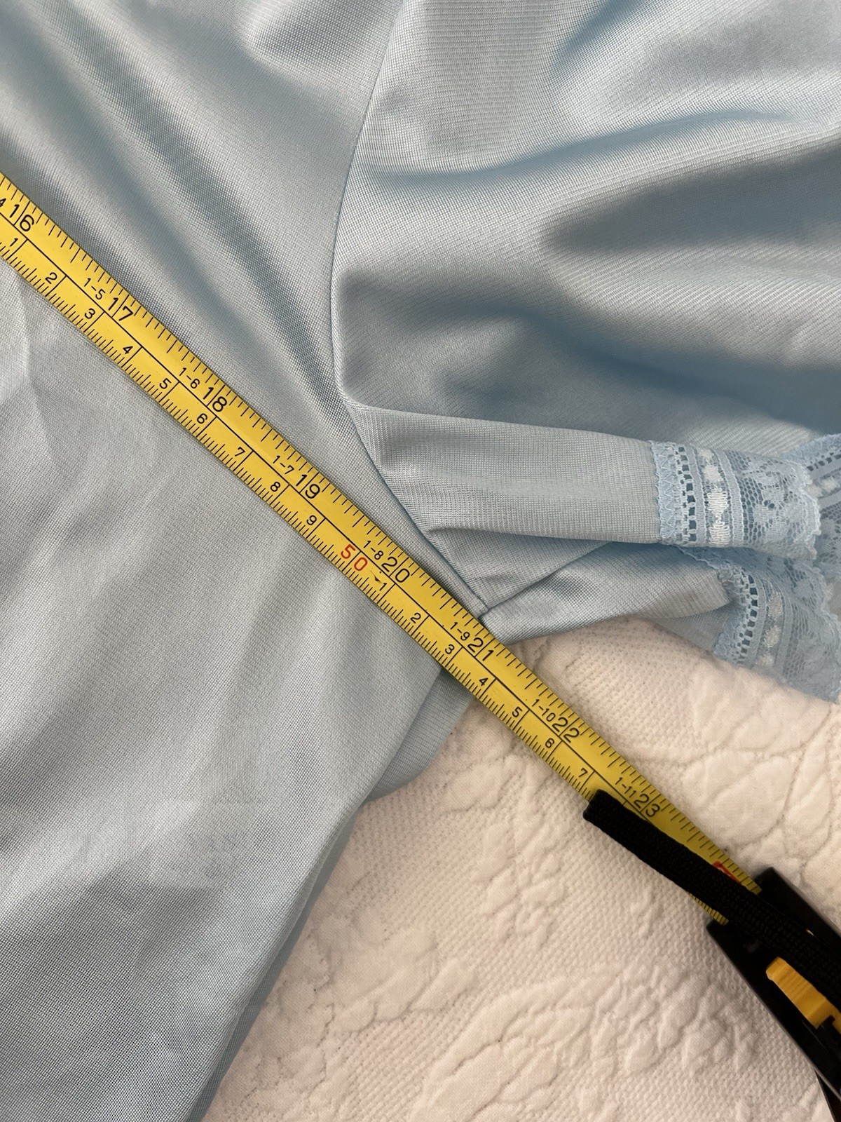 Lot Of 2 VANITY FAIR Vintage Pajama Sets Soft Pink & Blue Pants + Top All Nylon