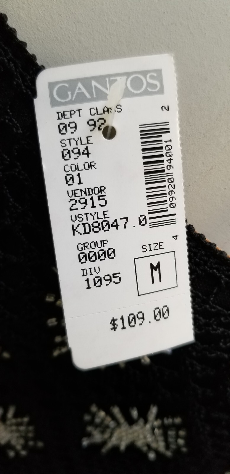 New with Tags KROSHETTA BY PAPILLON Black Crochet Beaded Maxi Dress – Size S/M