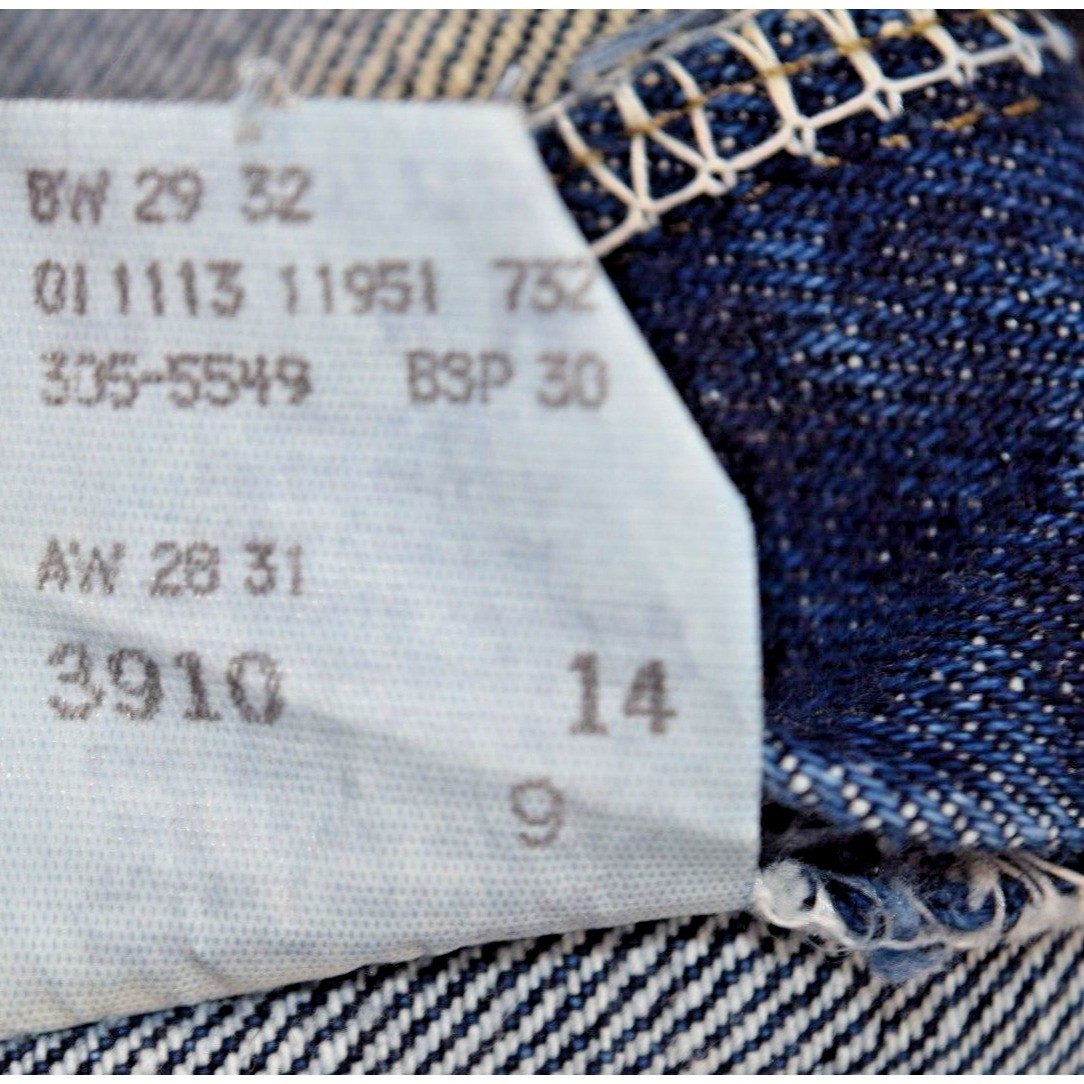 Vintage Lee Jeans 26X31 80s Indigo Wash High Waist Tapered Classic Fit Made USA