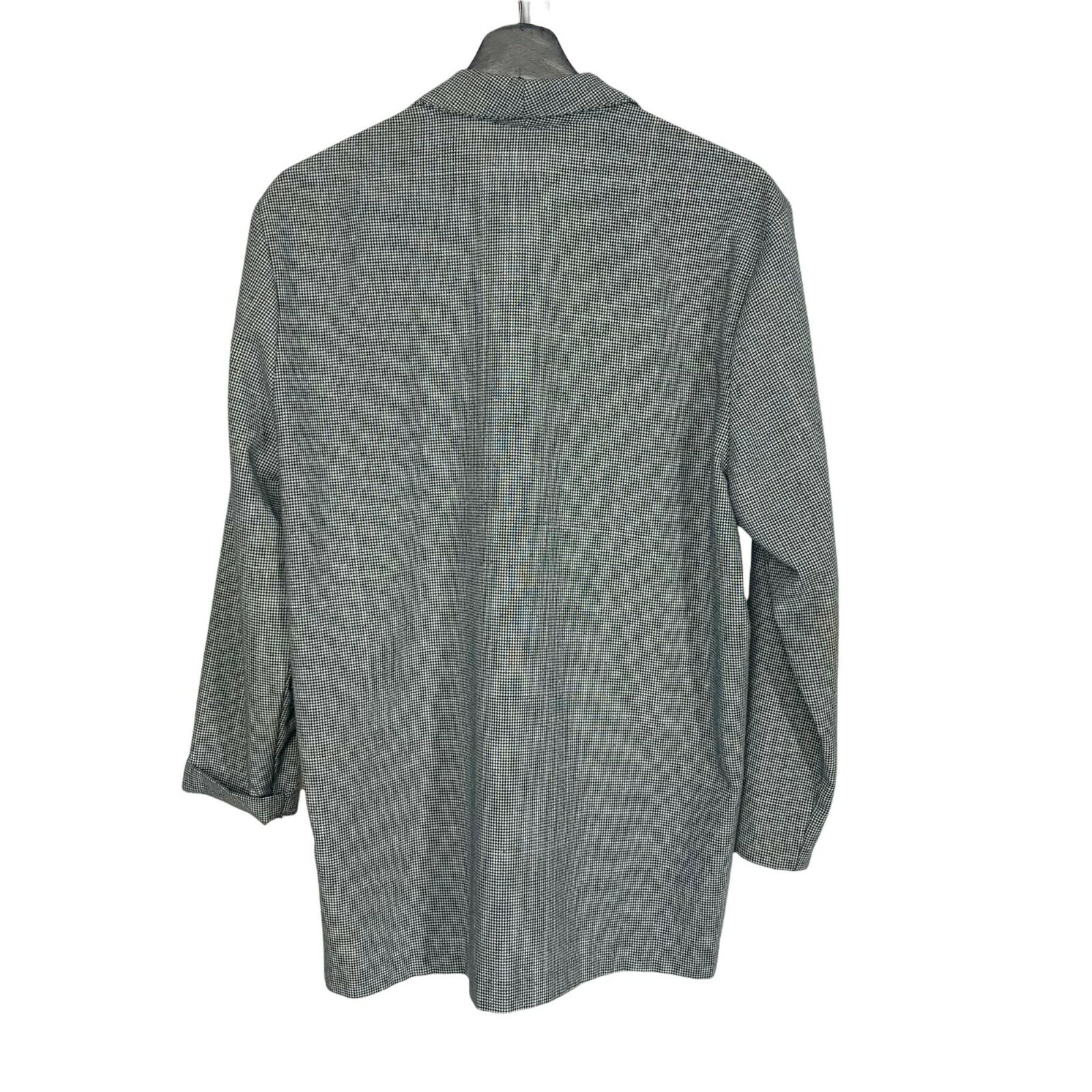 Vintage 90s Star City Micro Houndstooth Longline Blazer XL
