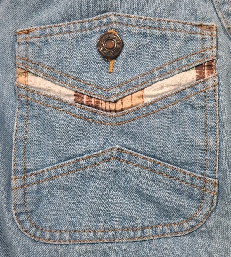 Vintage 70s Women’s „Male” Brand Jeans Bell bottom Flare Denim Size 24 X 32