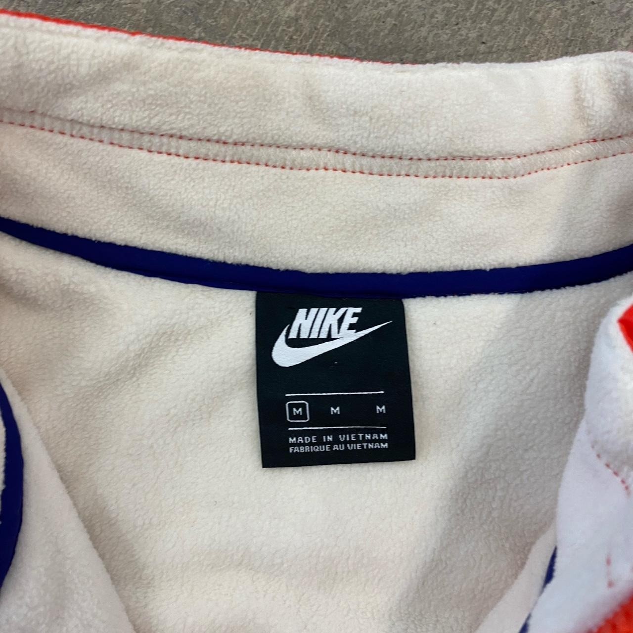 Vintage Nike Colorblock Quarter Zip Fleece Jacket Womens Size Medium