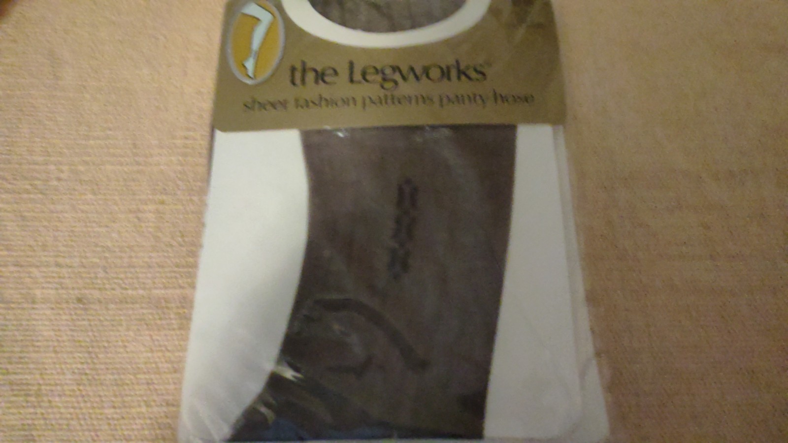 VTG The Legwork Sheer Fashion HOSIERY Patterns Size 3 PLUM UNIT 451 POS 20586
