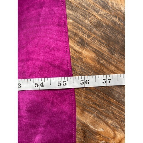 T10 Vintage Ms. B. Fuchsia Pink Purple Embroidered Slip Dress 80s 90s Large 57″