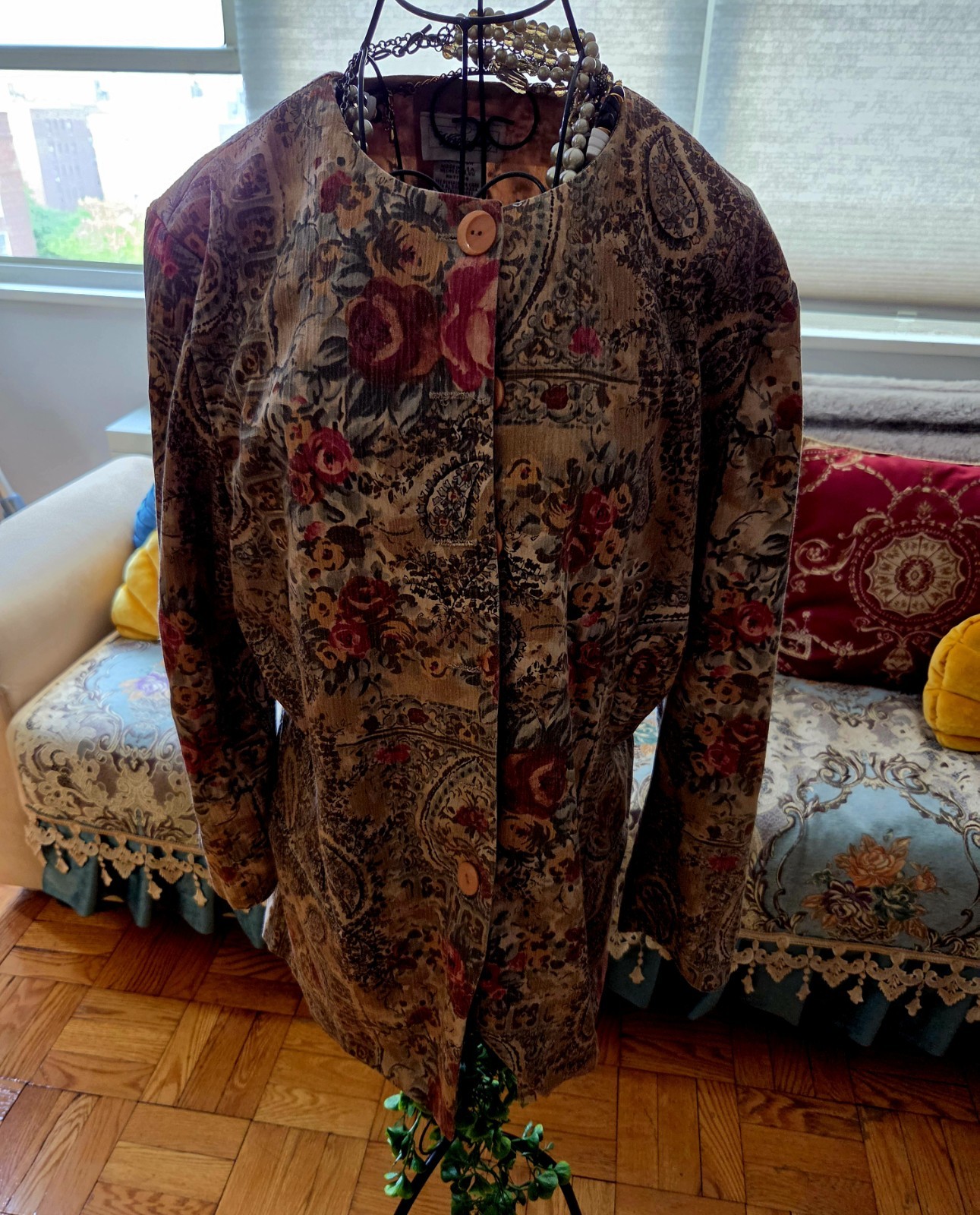 Vintage Worthington 90s Button Down Floral Blazer Cottage Core No Will Fit Sm/m