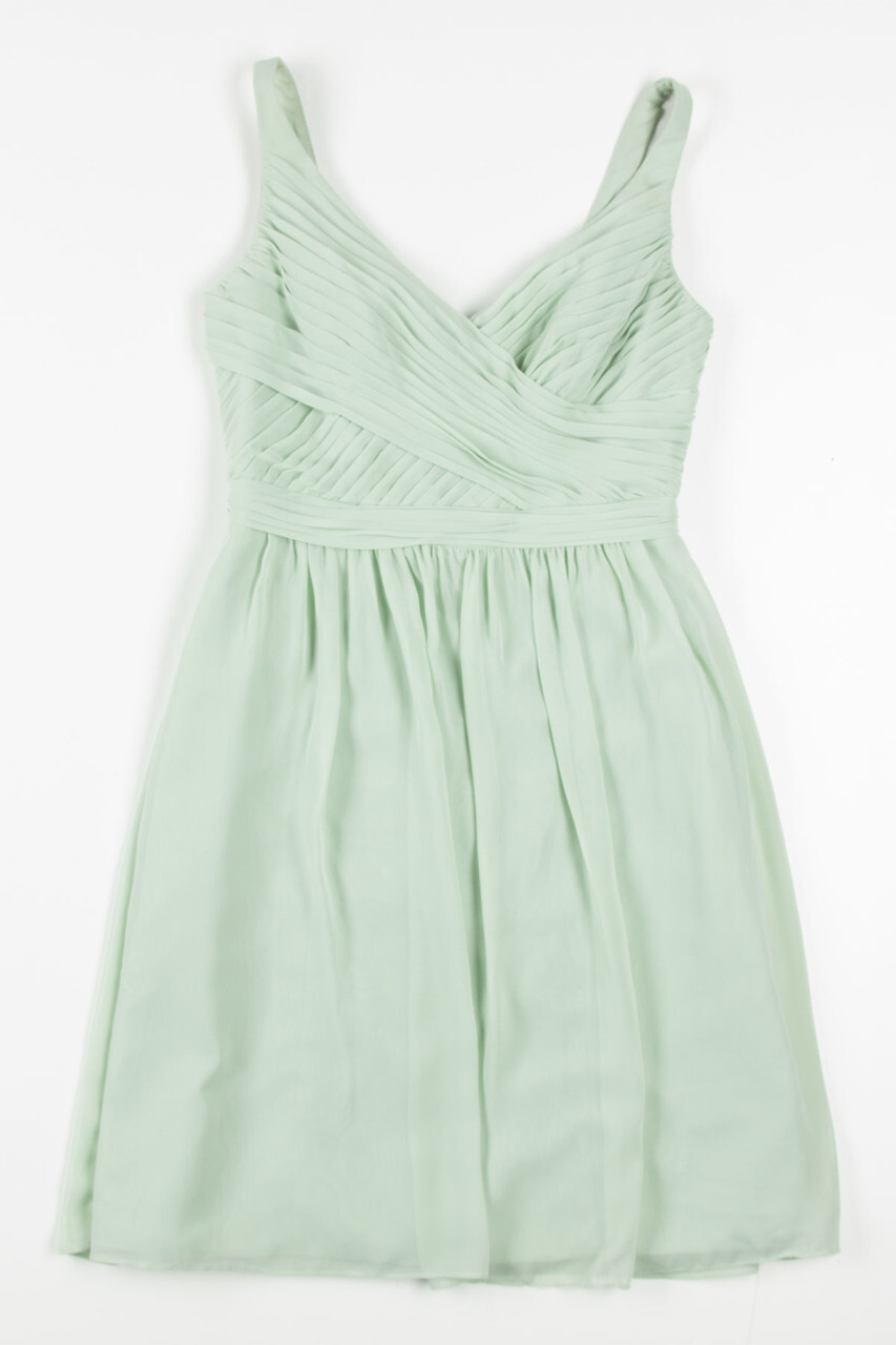 Vintage Green Mint Bridesmaid Dress Medium David’s Bridal 679