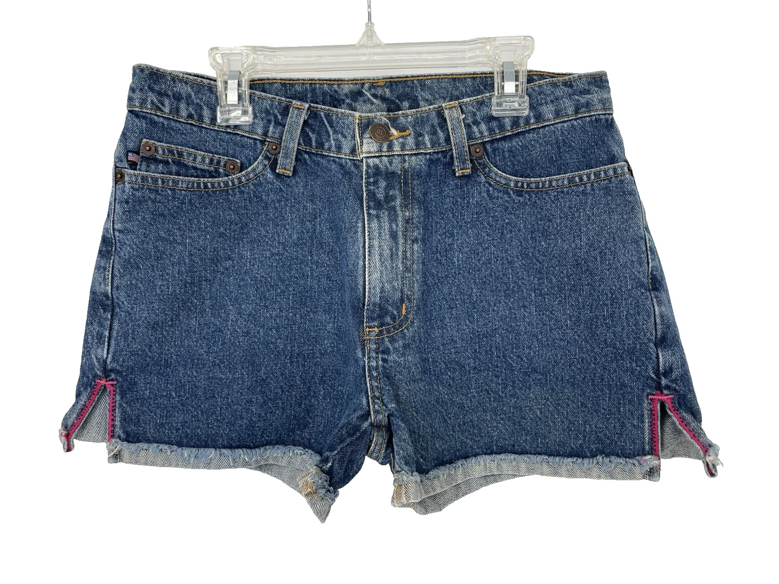 Vintage Denim Jean Y2K 2000s Ralph Lauren Preppy Womens Short Shorts Size 6