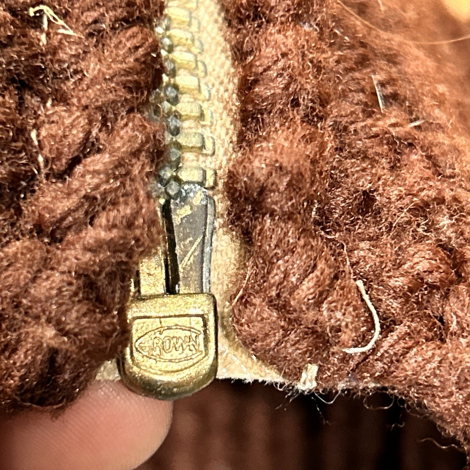Vintage 50s Navajo Pattern Hand Knitted KANATA Cowichan Sweater Brown Wool S/M