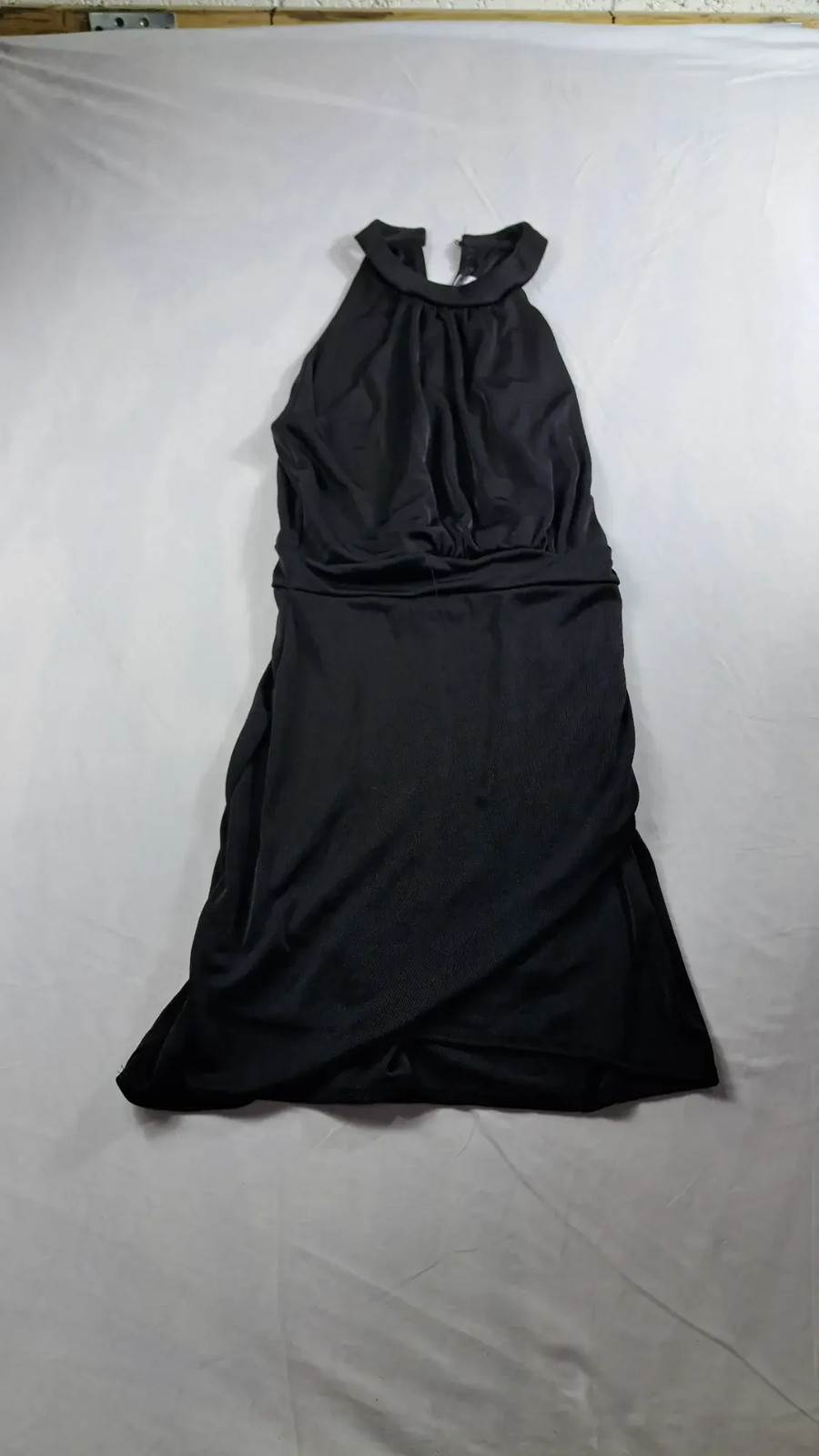 Discovery Slinky Halter Dress X-Large Black Slinky Halterneck Dress 16630J