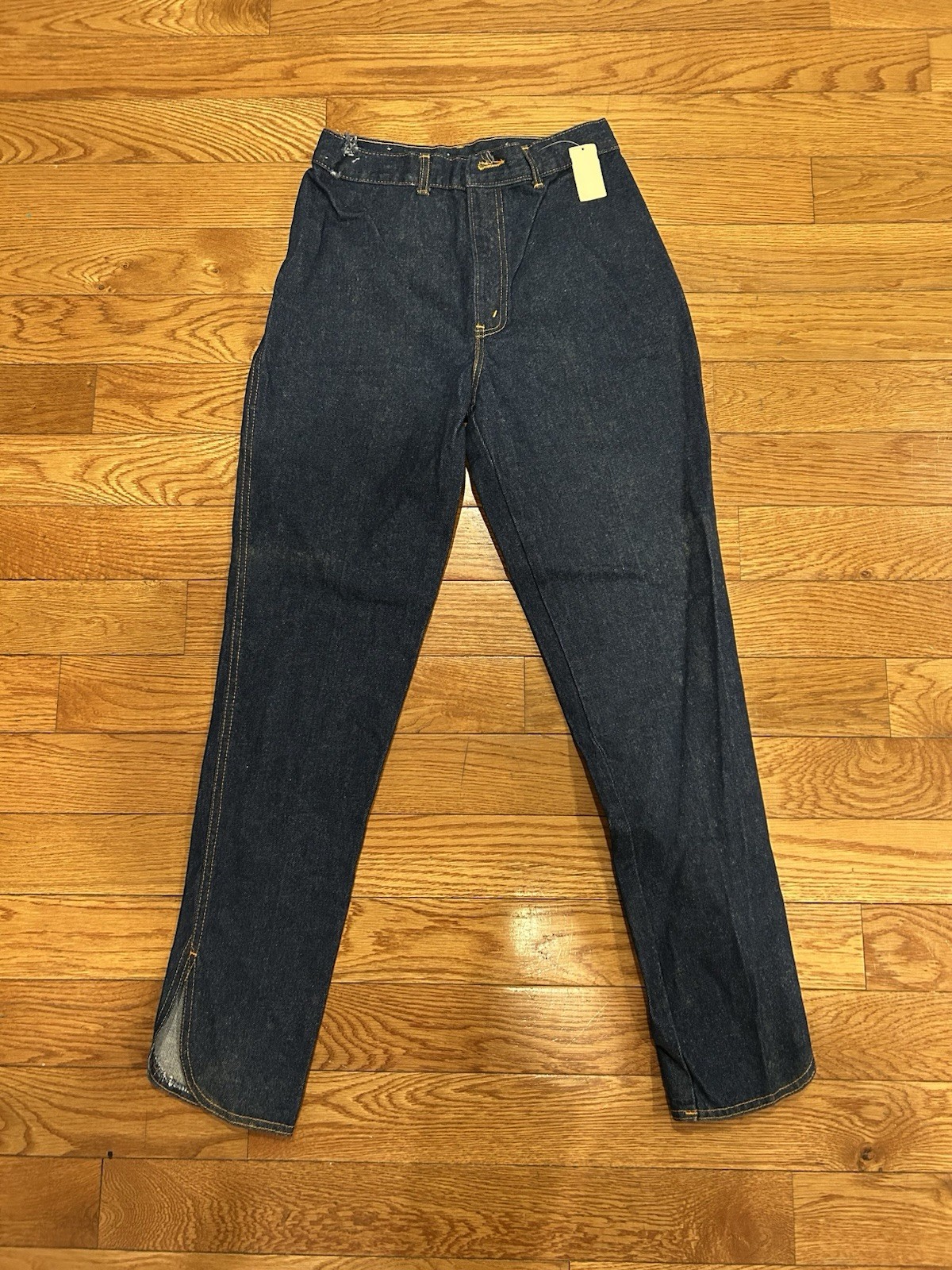 VTG Chic by H.I.S. High Waisted Jeans Deadstock NWT Second Skins Dark Wash 13/14