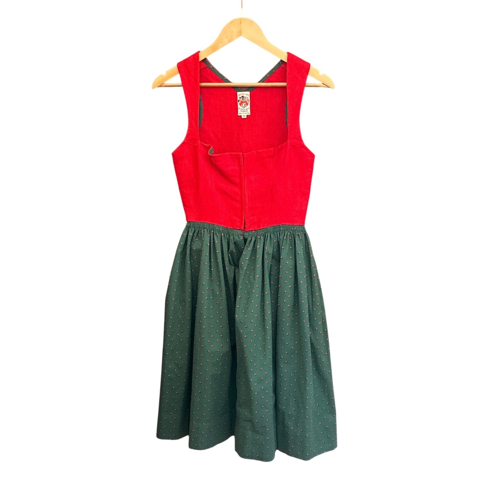 Vintage Original Lanz Dirndl Dress Cottagecore Alpine Folklore Alpine Tracchten