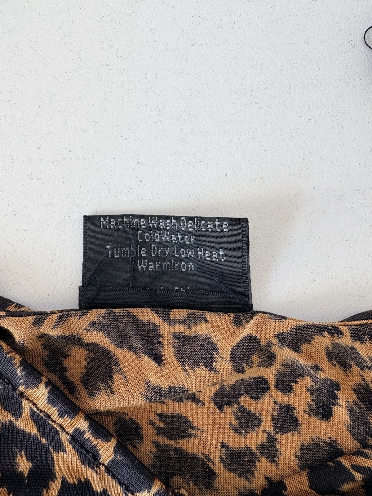 Magic Silk Vintage Animal Print Cami Sleep Set Loungewear Y2K Lingerie 90s