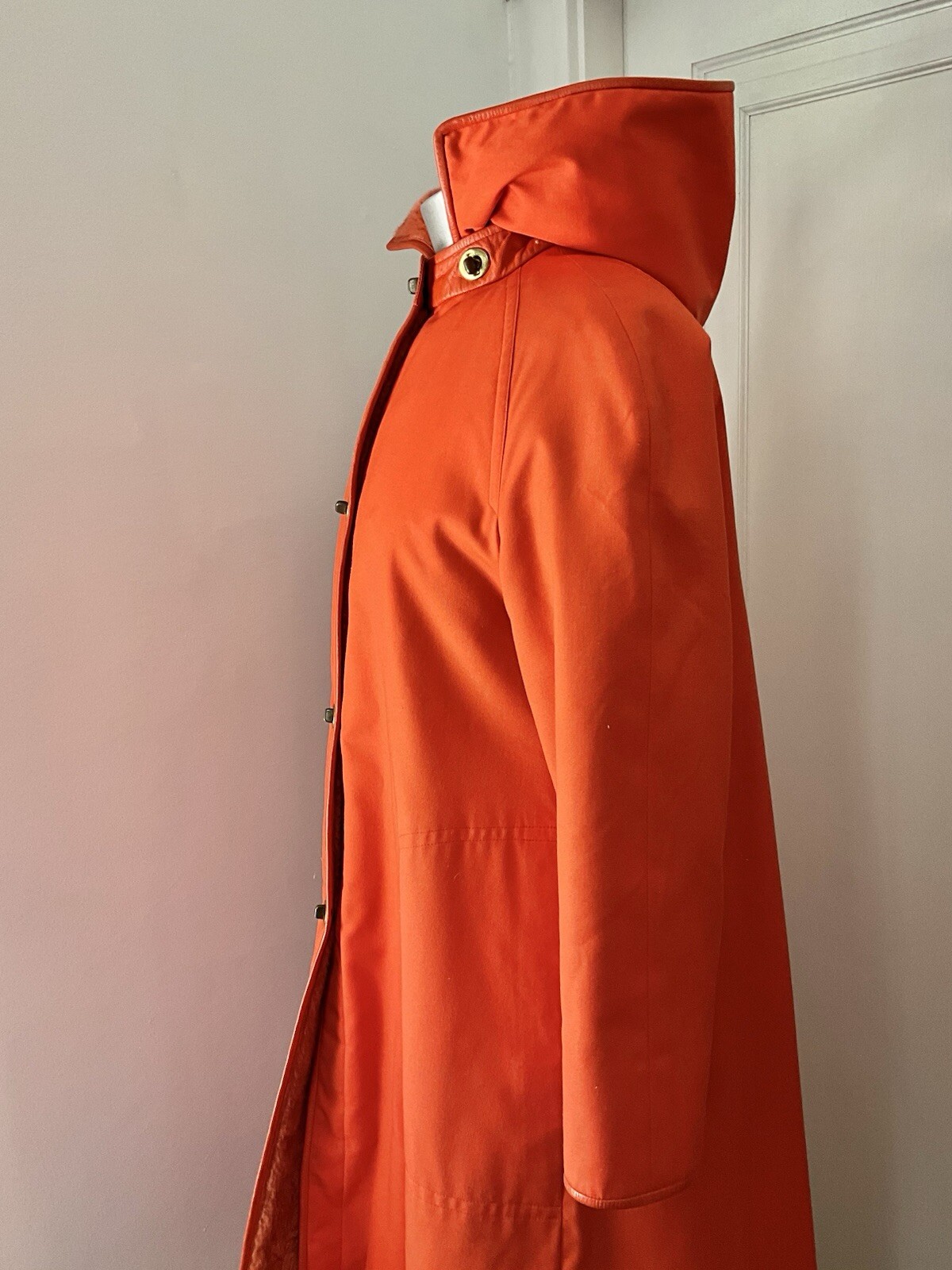 Vintage 1970’s Bonnie Cashin Fleece Lined Coat with Removable Hood + Coin Pocket