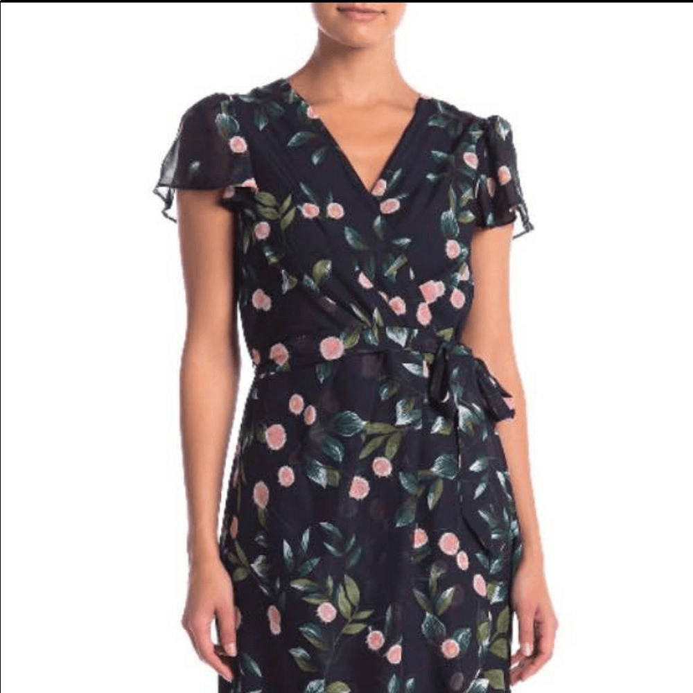 Beautiful hi-low floral dress