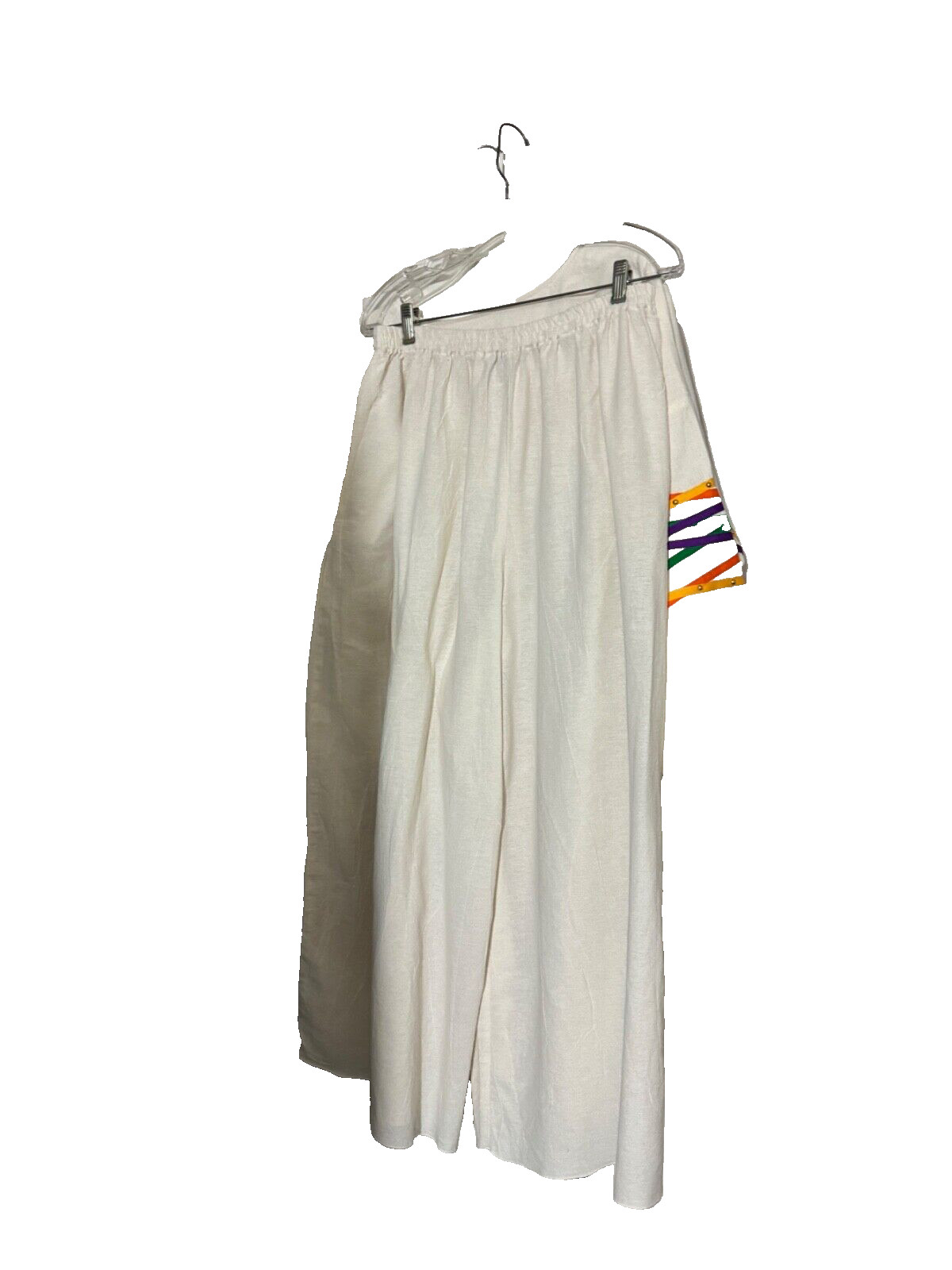 Alfredos Wife 2 Pc Set Wide Leg Bottom With Beautiful Elephant Applique
